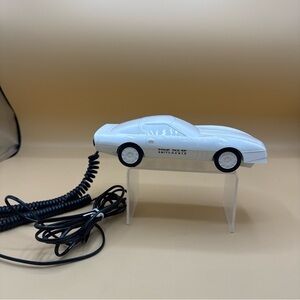 Vintage Unisonic Tone / Pulse Switchable Carphone / Car Phone - White - Untested